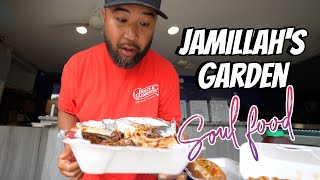 Jamillahs Garden Soul Food amp BBQ  Fish Fried Rice Fish Hoagie Beef Ribs [upl. by Oly]