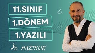 11Sınıf Matematik 1Dönem 1Yazılı  Trigonometri  Pdf öğrenmegarantili [upl. by Revolc195]