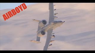 A10 Weapons Training At Nellis [upl. by Erastus]