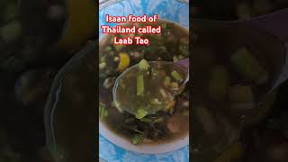 Isaan food of Thailand called Laab Tao food tasteofthailand thaistreet thaifoodstyle [upl. by Ddart747]