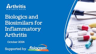 Biologics and Biosimilars for Inflammatory Arthritis [upl. by Eeimaj]