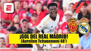 GOLAZO DE TCHOUAMENI pone el 10 del REAL MADRID vs MALLORCA  La Liga [upl. by Latsyrhc]