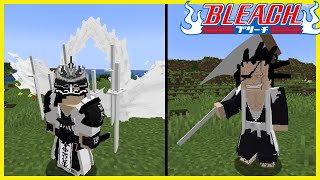 HUGE NEW UPDATE BLEACH 1201 CUSTOM FORMS ANIMATIONS amp MORE Minecraft Bleach Awaken Mod Review [upl. by Valeta941]