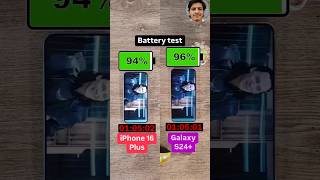 Samsung s24 and iphone 16plus battery test किस की battery ज्यादा समय तक काम करती है [upl. by Rawdon232]