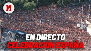 CAMPEONES EUROCOPA 2024  Celebración de España con la afición en vivo [upl. by Hardy]