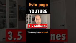 Esta 💩 PAGA Youtube por Short con MILLONES de visitas 😂en España youtubeshorts cuantopagayoutube [upl. by Willi]