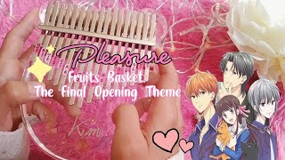 Fruits Basket  The Final Opening Theme Kalimba Cover [upl. by Milone897]