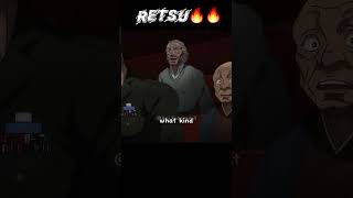 Retsu abandoned 4000 years of martial arts👀😲Baki Hanma anime animemoments baki [upl. by Leihcim]