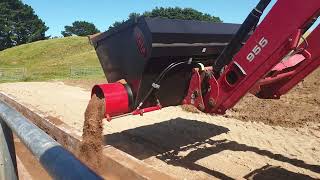 Auger Bucket bridging the capacity gap between a mixer wagon amp hand feeding [upl. by Einwat437]