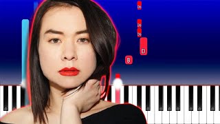 Mitski  Liquid Smooth Piano Tutorial [upl. by Cyrill]