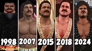 Evolution of quotRavishingquot Rick Rude Entrance 1998 2024  WWE X WCW Games [upl. by Cahra]