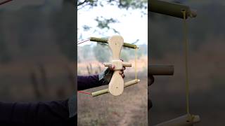 Bow And Arrow Design With Bamboo Craft diy craft youtubeshorts wood bamboo [upl. by Connors]