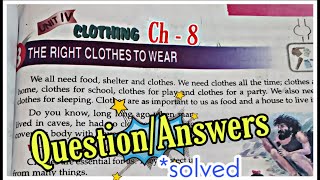 class 4 Holy Faith abc of science Class 4 THE RIGHT CLOTHES TO WEAR  Dj nathanswers study coach [upl. by Ecienahs]