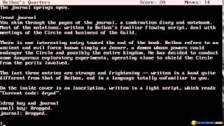 Sorcerer gameplay PC Game 1984 [upl. by Aihselef76]