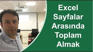 Excel Sayfalar Arasında Toplam Almak  008video  Ömer BAĞCI [upl. by Htidirrem]