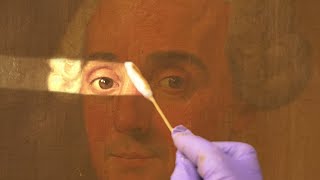 How Old Paintings Are Professionally Restored [upl. by Imnubulo]