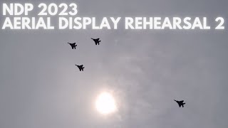 🇸🇬 NDP 2023  Aerial Display Rehearsal 2 [upl. by Nitz]