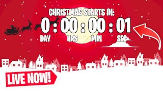 CHRISTMAS🎅COUNTDOWN LIVE🔴 247 amp How Long Till Christmas 2024 [upl. by Bakeman353]