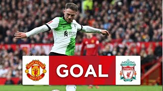 GOAL  Mac Allister  Manchester United 11 Liverpool  Quarterfinal  Emirates FA Cup 202324 [upl. by Etireuqram488]