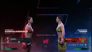 UFC 5  Karolina Kowalkiewicz vs Mackenzie Dern [upl. by Em191]