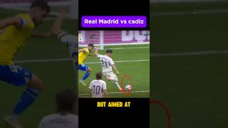 Realmadrid vs Cadiz  Crazy goal shorts realmadrid [upl. by Llerod531]