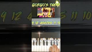 Impress your friends with this iconic tune Giorgios Theme Right HandBest Part piano shorts [upl. by Kronick]