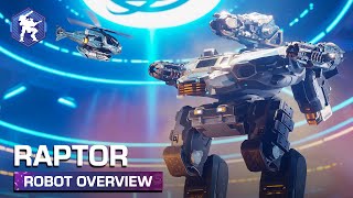 Raptor 🦖 Robot Overview — War Robots [upl. by Vinna]