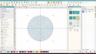 Wilcom Hatch Creating Spiral Effects with Motif Stitches [upl. by Catt]