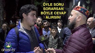 Ahsen Tv Muhabiri Sonunda Sert Kayaya Çattı Karşısında Konuşamadı [upl. by Sulakcin344]