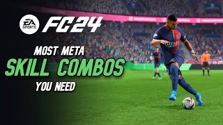 EA FC 24  TOP 5 Meta Skill Move Combo You NEED  BEST SKILLS TUTORIAL  Playstation amp Xbox [upl. by Nahtanha]