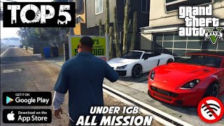 GTA 5 on mobileTop 5 games like Gta 5 to play on mobile 📱 must try [upl. by Knowland871]