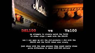 Marshall Valvestate Vs100 vs Marshall JCM2000 DSL 100 Part2 [upl. by Polly]