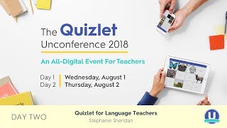 Quizlet Unconference 2018 Quizlet for Language Teachers [upl. by Henryetta428]