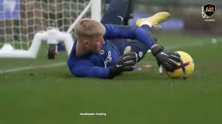 Chelsea London  Goalkeeper Training [upl. by Ardnovahs]