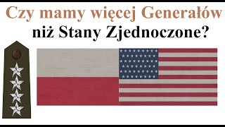 Czy Polska ma więcej Generałów niż Stany Zjednoczone [upl. by Eiuqnom]