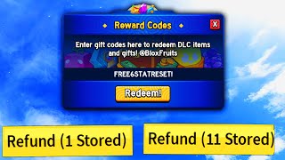 ALL 6 NEW FREE STAT RESET CODES for ROBLOX BLOX FRUITS [upl. by Flavian]