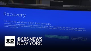 Extended coverage Microsoft outage impacting NYC area flights but mass transit still running [upl. by Newton857]