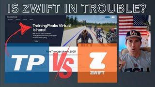 Training Peaks Virtual is HERE  is Zwift in Trouble [upl. by Haelat]