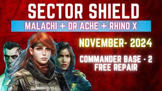 Kixeye War Commander SECTOR SHIELD Event  Commander 2 Base  FREE Repair On MAP [upl. by Nomolos]