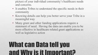 Tribal Pathways to Data Analysis—Caring for Your Community by Knowing the Numbers [upl. by Nnael]