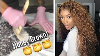 HONEY BROWN Dying Tutorial [upl. by Frasch]