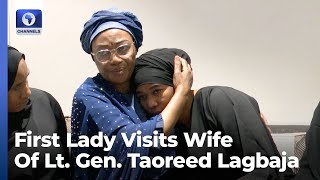 First Lady Others Visit Wife Children Of Lt Gen Taoreed Lagbaja [upl. by Durtschi]