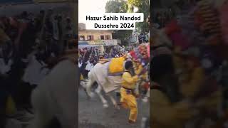 Hazur Sahib Nanded Dussehra 2024 TAKHAT SACHKHAND SRI HAZUR SAHIB gatka hazuriragishridarbarsahib [upl. by Juna]