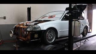 ALL MOTOR Bseries hatch finally hits the dyno [upl. by Katey]