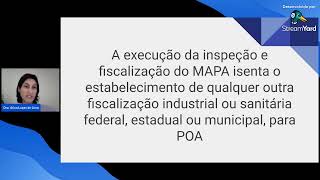 RIISPOA Aula 1 Título I Das Disposições Preliminares e do âmbito de Atuação [upl. by Esilehs298]