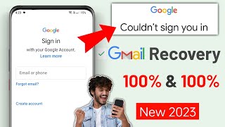 How to recover gmail account without phone number and recovery email 2024  couldnt sign you in Fix [upl. by Eelyahs]