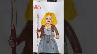 Desenhei a noiva do Chucky [upl. by Janenna]