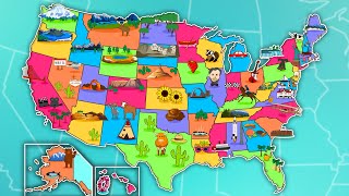 Learn The 50 State Mottos of The US  US Geography Song  KLT Geography [upl. by Ilatfen]