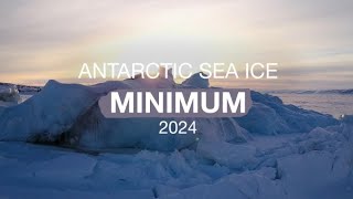 Antarctic Sea Ice Hits Annual Minimum Second Lowest On Record [upl. by Orfield562]