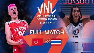 🇹🇷 TUR vs 🇹🇭 THA  Full Match  Women’s VNL 2022 [upl. by Paza65]